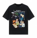 T-Shirt Fantasy Anime Style Magic Castle Cartoon Graphic Tee