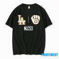 La Dodgers Vs Brewers 2025 Nlcs Game Logo Tshirts Sweater