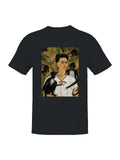 Frida Kahlo Woman with Monkeys in a Tropical Setting Men's T-shirt