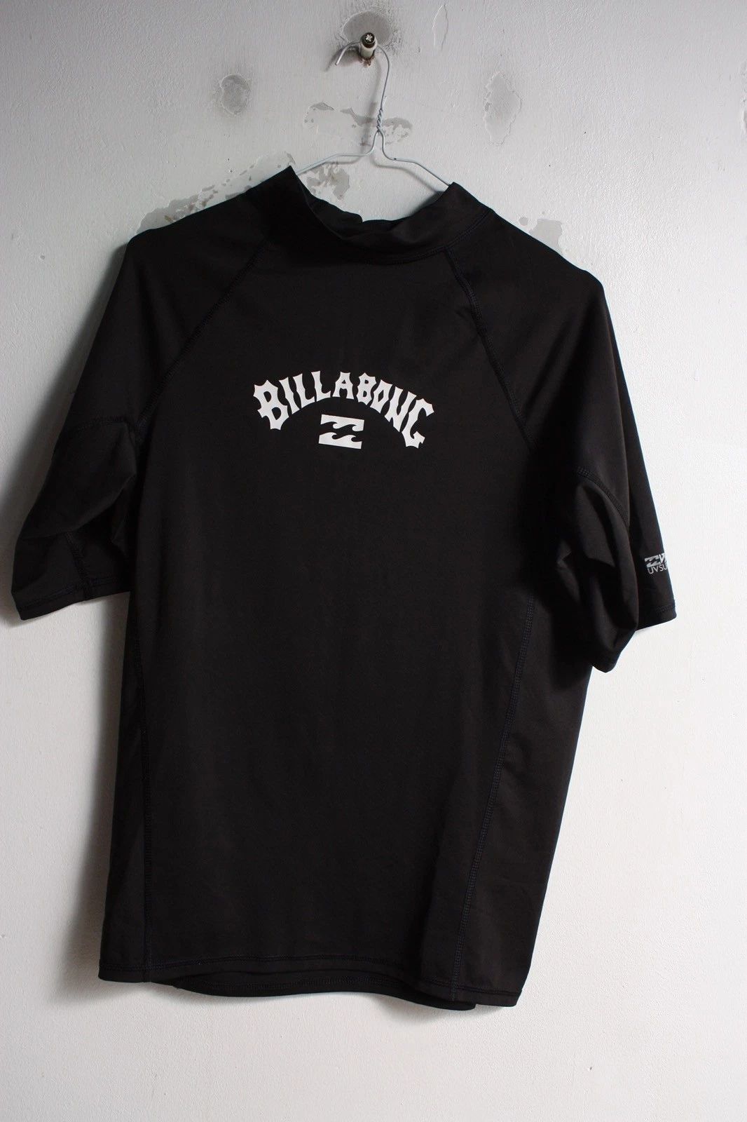 Billabong UV Surf Shirt T-Shirt Black - Size Medium M (G48)