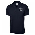 Personalised Embroidered UNEEK Mens Ultra Cotton Polo Shirt Casual Workwear Polo