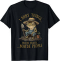 I Bury Things Maybe Plants Maybe People Funny Frog Unisex T-Shirt,Gildan 5000