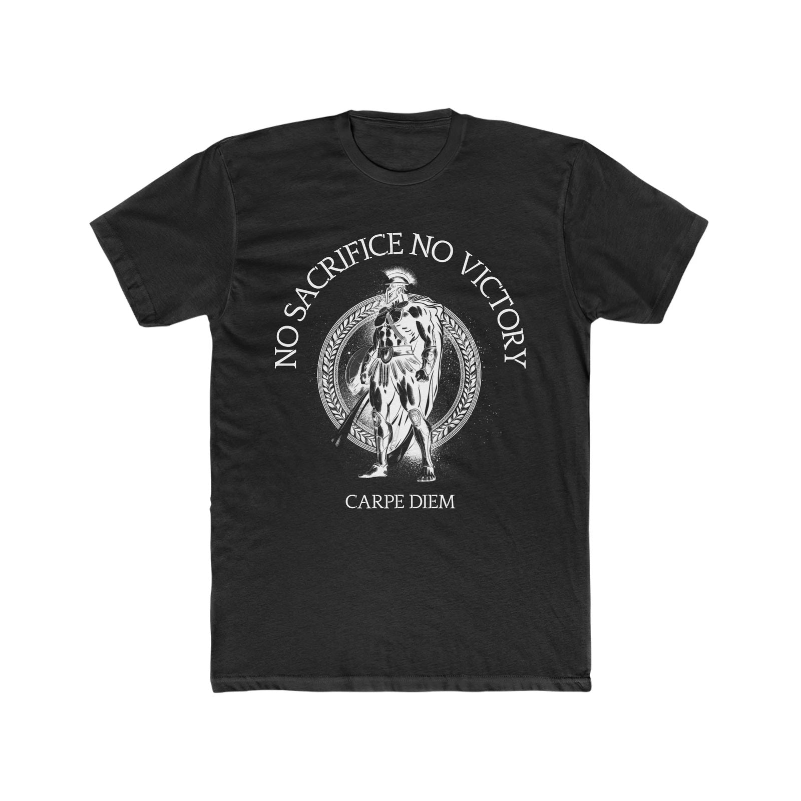 Warrior Tshirt for Men Sigma Tshirt Men's Motivation Cotton Crew Tee