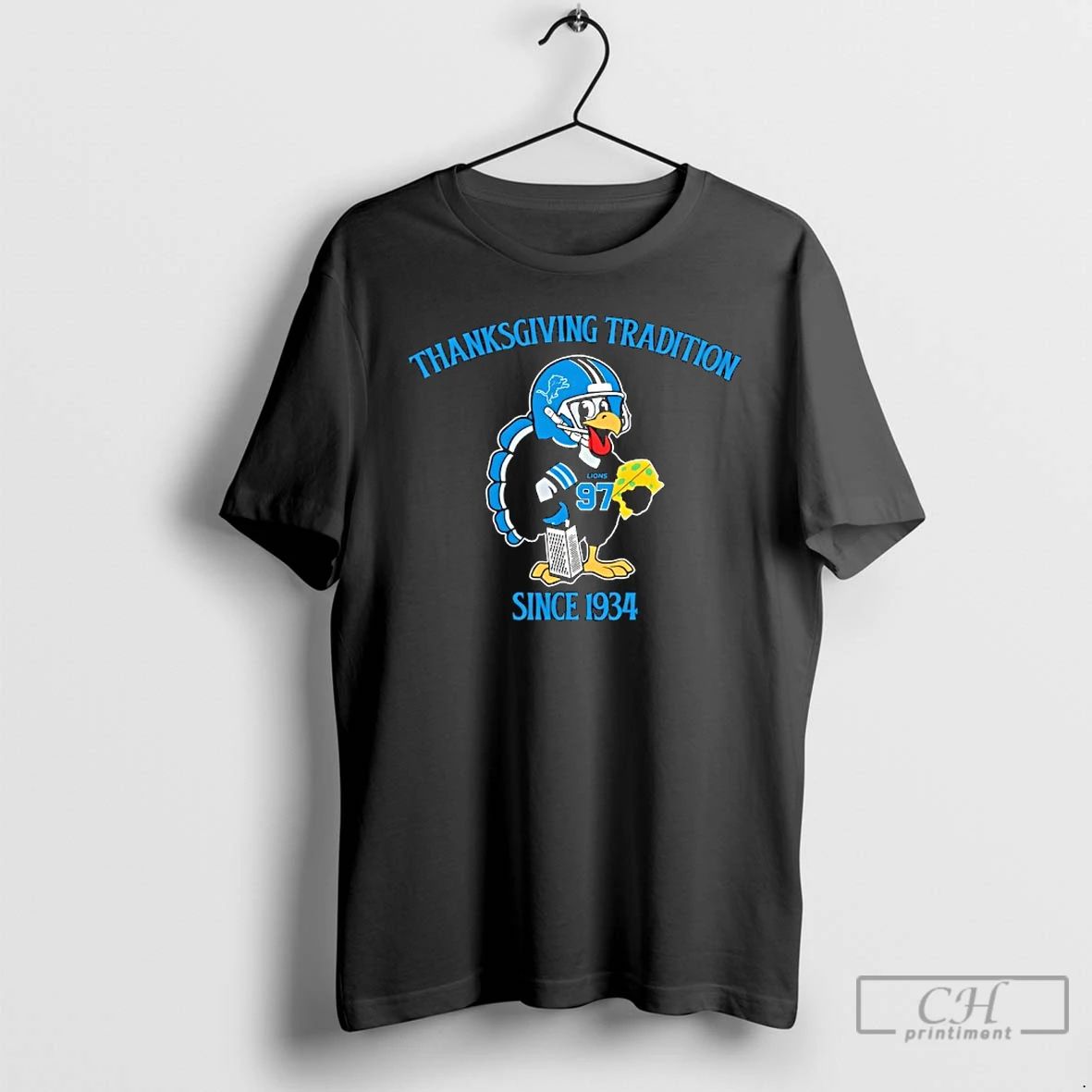 Premium Detroit Lions Thanksgiving Tradition Since 1934 T Shirts