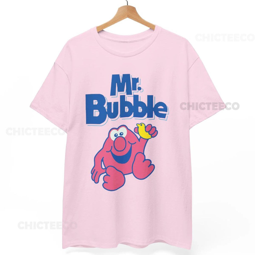 Mr Bubble Shirt Retro Vintage Bubblebath Logo Grunge Pop Culture Unisex Tee