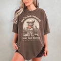 Cowboy Cat Shirt Funny Western Cat Meme Retro Comfort Colors Tee for Cat Lovers