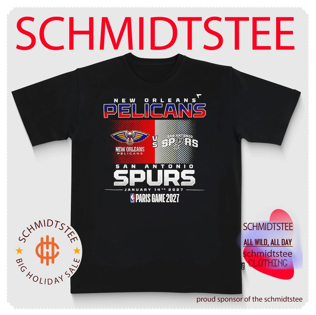 New Orleans Pelicans vs. San Antonio Spurs 2027 NBA Global Games Paris shirt