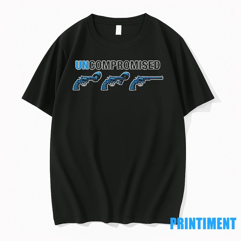 Uncompromised Three Blue Pistols Tshirts Sweater