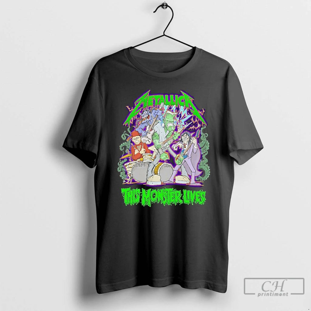 Classic Metallica Halloween This Monster Lives T Shirts