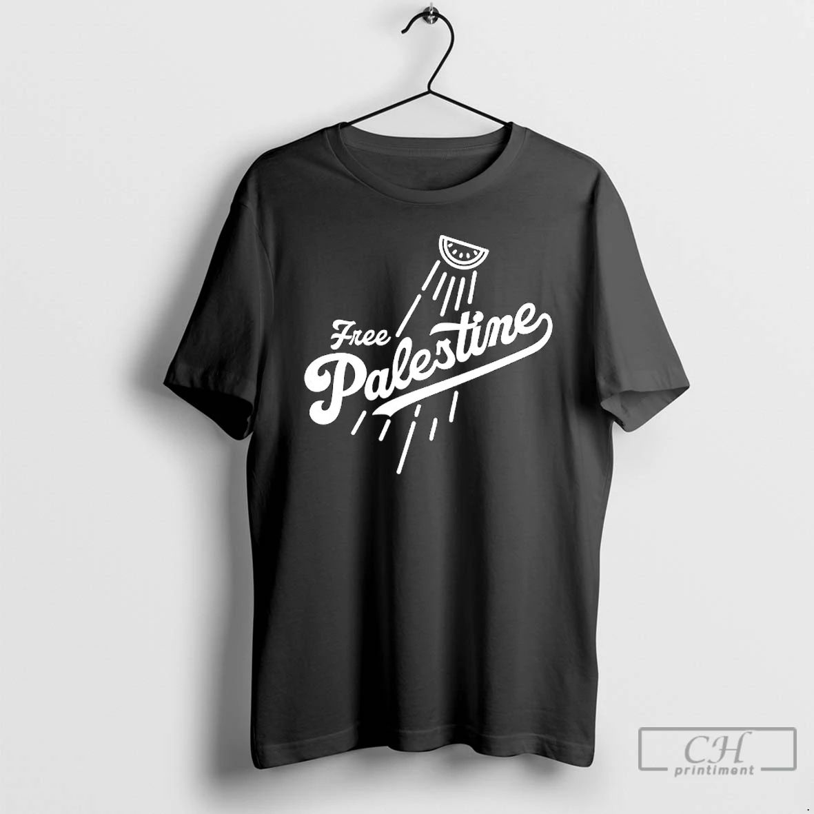 Premium Free Palestine X Los Angeles Dodgers Watermelon Logo T Shirts
