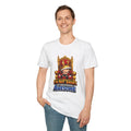 Unisex Softstyle T-Shirt Tiny Character Throne Crown Royalty Humor Fantasy