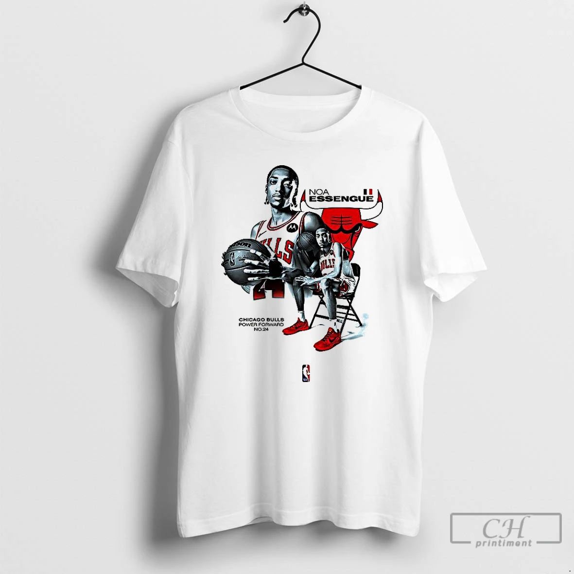 Classic Noa Essengue Chicago Bulls Basketball Power Forward Number 24 T Shirts