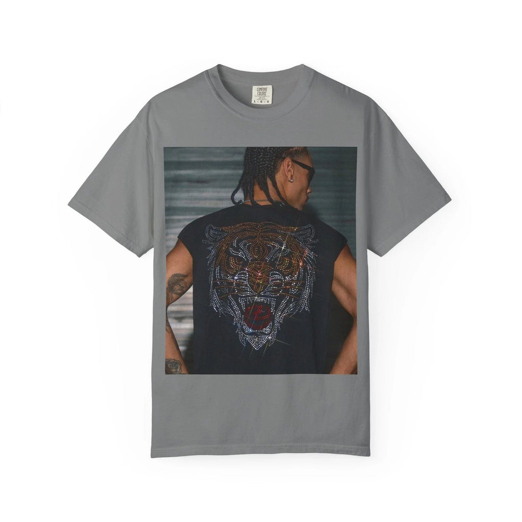 Roaring Tiger Back Graphic T-Shirt | Vintage Tattoo Style
