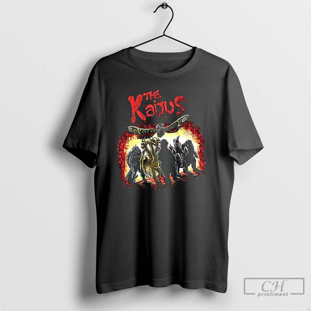 Classic The Kaijus Godzilla King Ghidorah Mothra Cartoon T Shirts