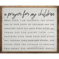 A Prayer For My Children Whitewash