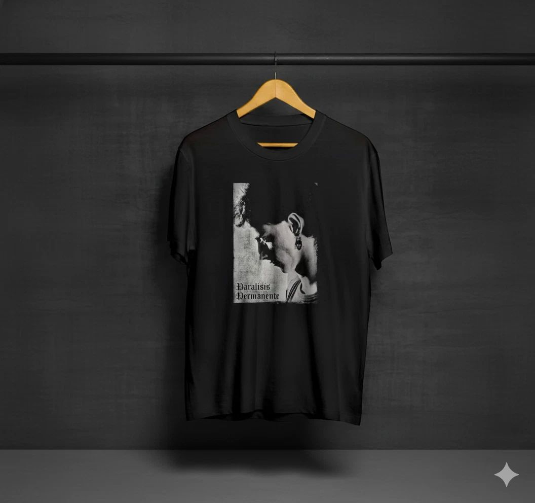 Paralisis Permanente Spanish Punk Rock Band Vintage Black T-Shirt - T148