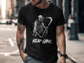 Reap Gains T-Shirt - Grim Reaper Workout Motivational Tee