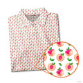 Funny Sweet Peach Charm All Print Golf Polo Shirt Size S-5XL