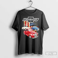 Classic Chevrolet Truck American Metal American Flag T Shirts