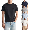 Gant Mens T Shirts Shield Logo Crew Neck Short Sleeve Cotton Summer Casual Tee