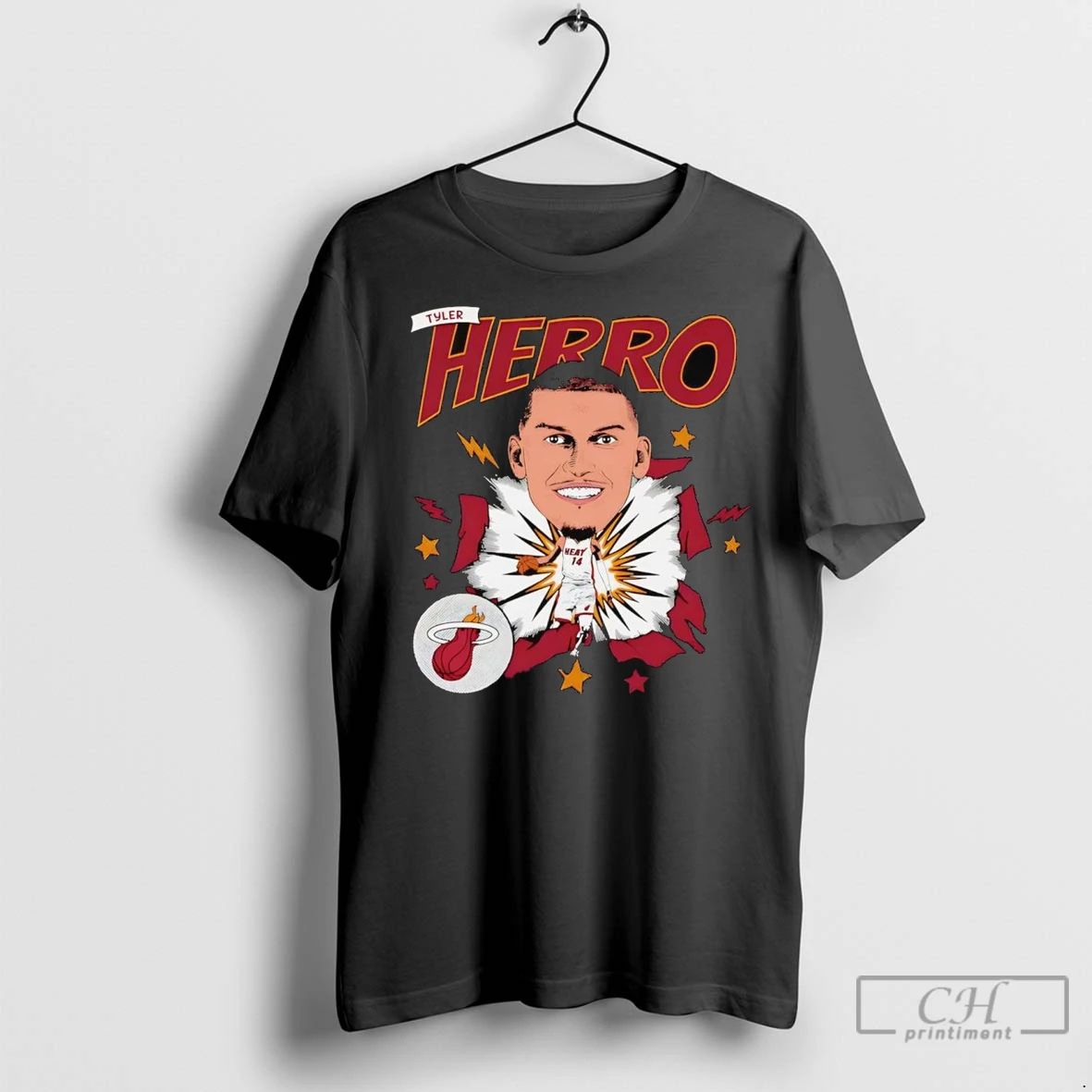 Premium Tyler Herro Caricature Miami Heat