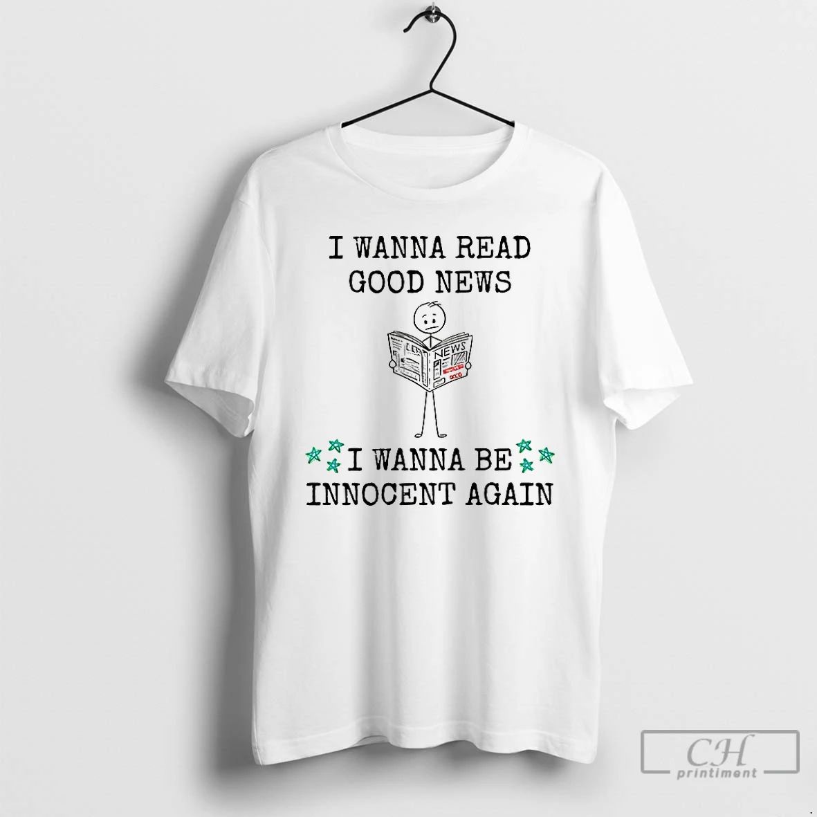 Premium I Wanna Read Good New I Wanna Be Innocent Again T Shirts