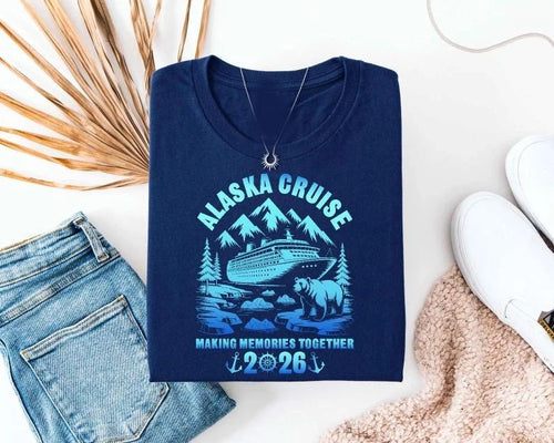 Alaska Cruise 2026 Shirt, Alaska Bear Travel T-Shirt, Northern Adventure Graphic