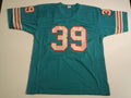 Custom Larry Csonka Teal Mesh Football Jersey