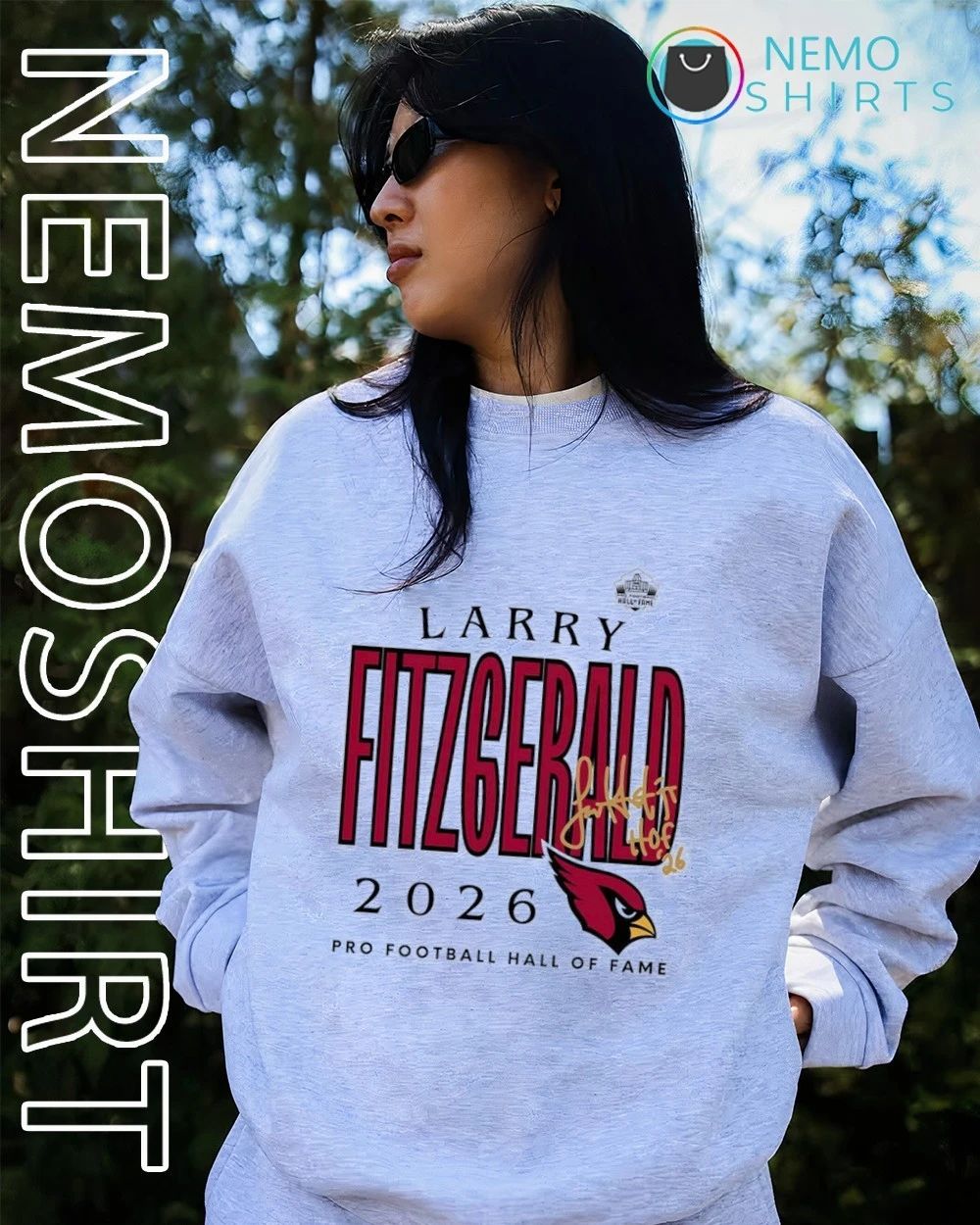 Larry Fitzgerald Cardinals Pro Football Hall of Fame Class of 2026 shirt