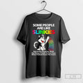 Classic Husky Some People Are Like Slinkies T Shirts