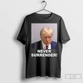 Classic South Korea Trump Never Surrender Mugshot Long Sleve