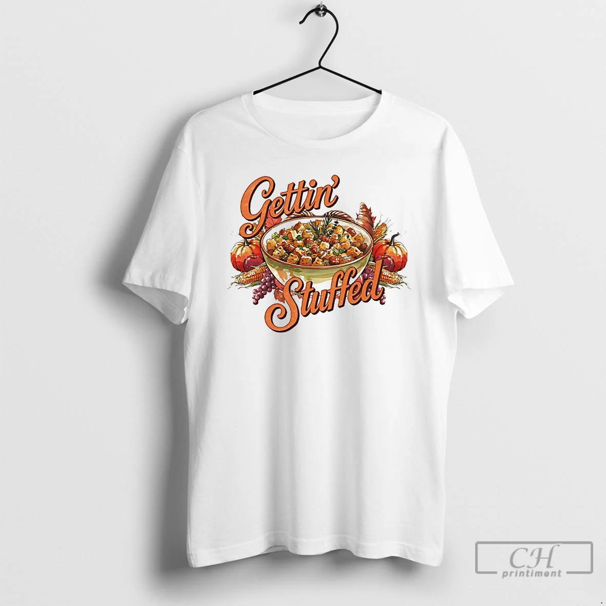 Premium Stuffing Gettin Stuffed Thanksgiving T Shirts