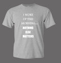 Inspirational T Shirt Faith Design Gray White Sizes S-2XL Pre Shrunk Cotton…