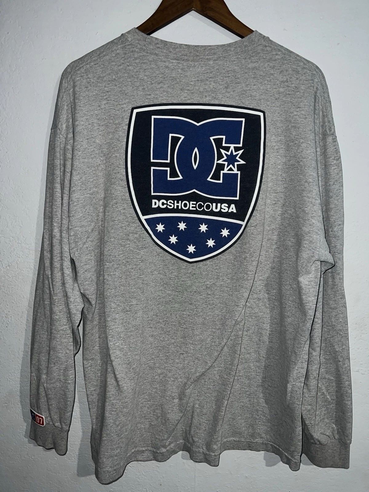 Vintage Y2K Dc Shoes USA Skate L/S Shirt Size XL Skate Surf Grunge Skater Rare