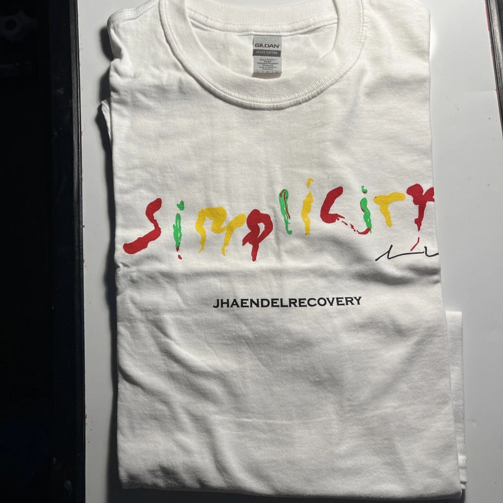 Limited Edition T-Shirt  “Simplicity “ Fewer Than Fifty Printed