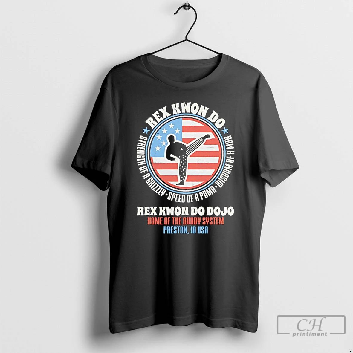 Classic Rex Kwon Do Dojo Home Of The Buddy System Preston Id Usa T Shirts