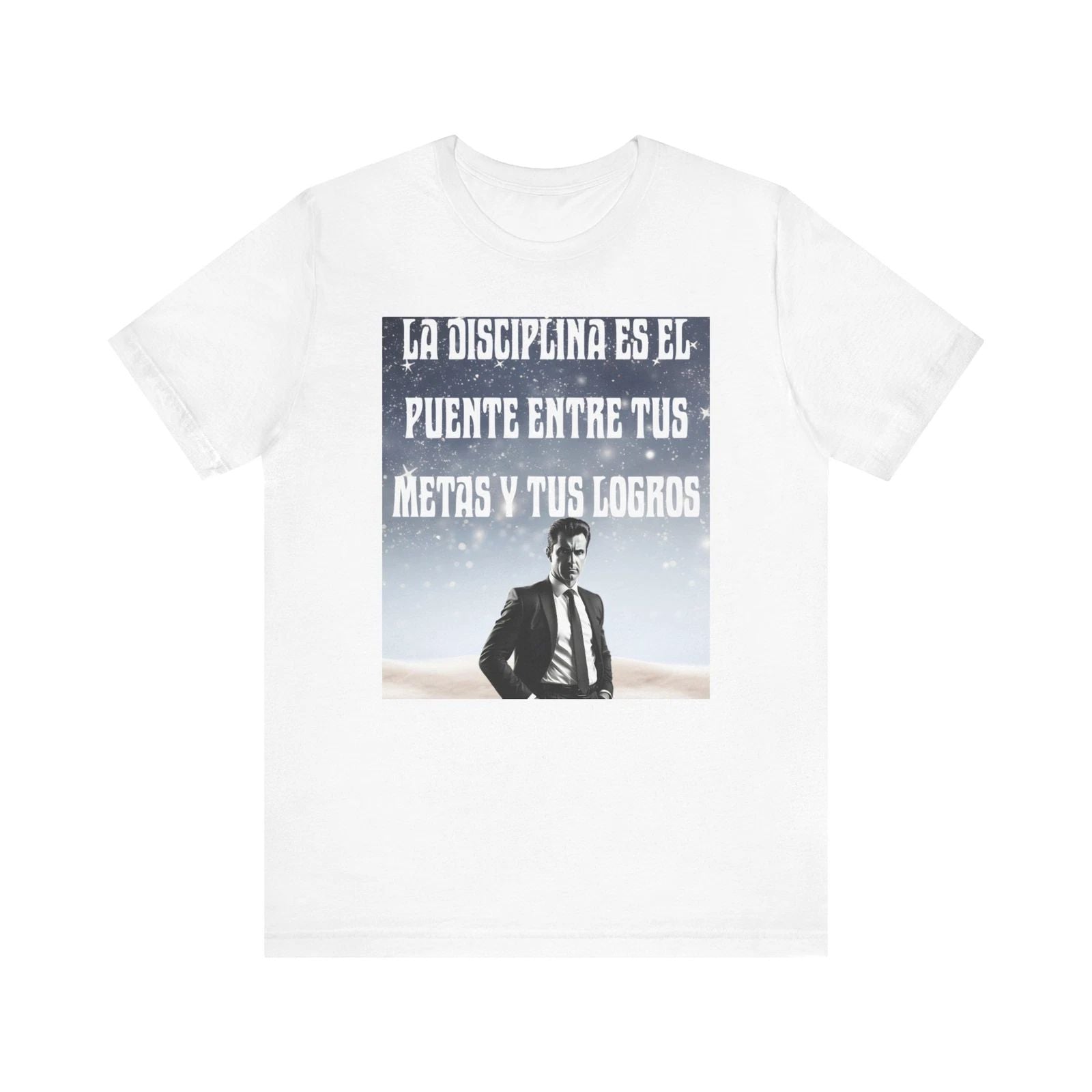Motivational Quote Tee - La Disciplina es el Puente, Gym Shirt, Casual Wear