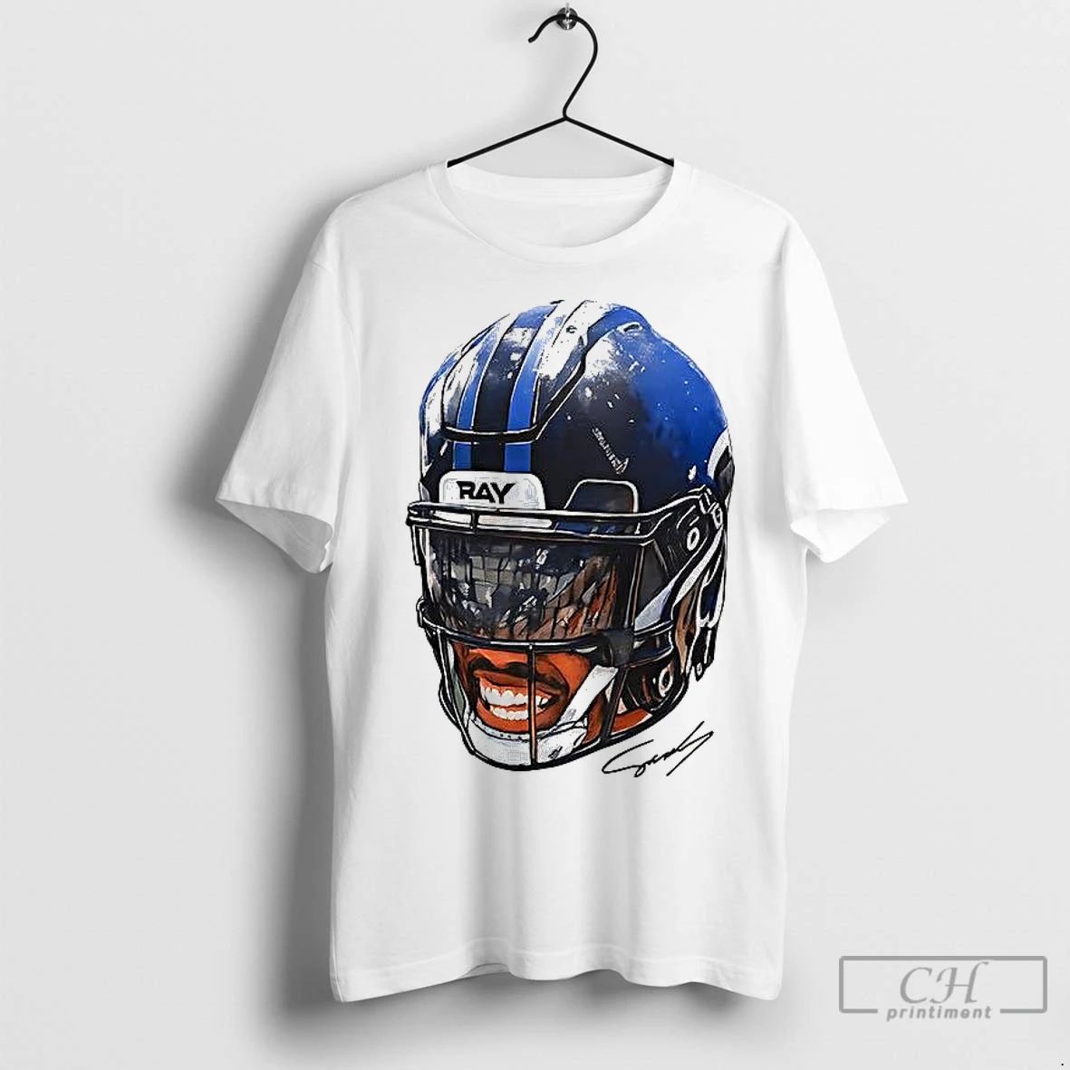 Classic Zay Flowers Big Face Helmet Baltimore Ravens