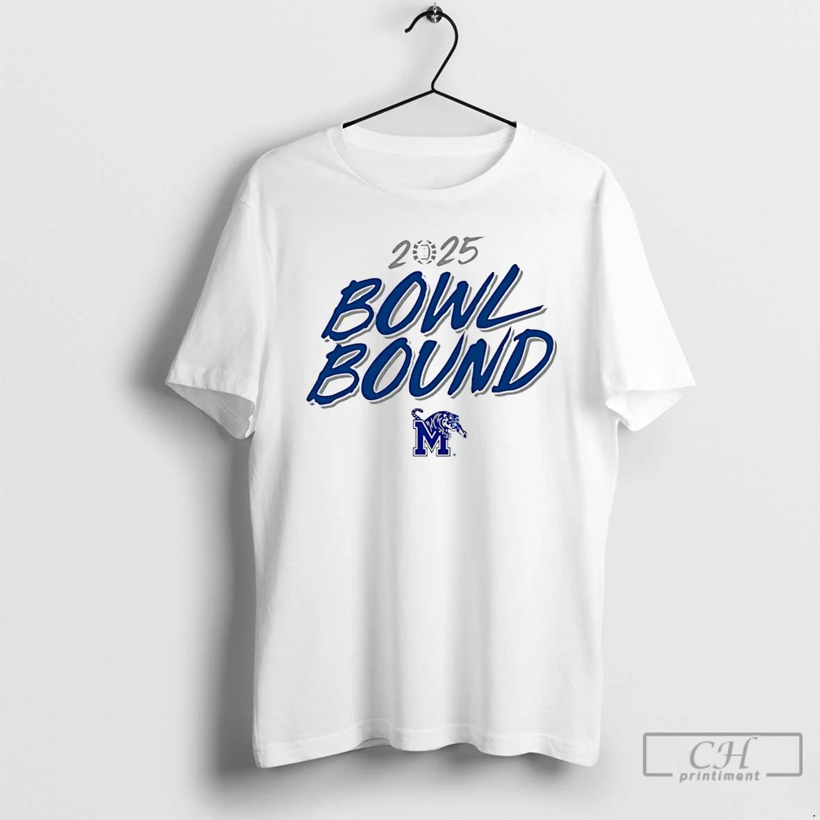 Classic 2025 Bowl Bound Memphis Tigers Football T Shirts