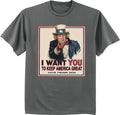 Trump 2020 Shirts Mens Graphic Tees American Pride Uncle Sam Clothing Apparel