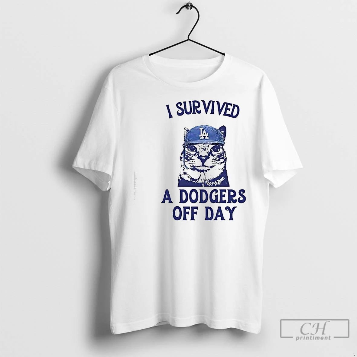 Premium A Dodgers Day Off I Survived Cat Meme