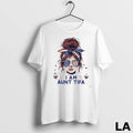 Original I Am Aunt Tifa Funny Girl Usa Flag Gift Ladies