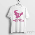 Premium Houston Texans Breast Cancer Awareness Logo T Shirts
