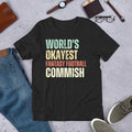 World's Okayest Fantasy Football Commish Funny Commissioner t-shirt