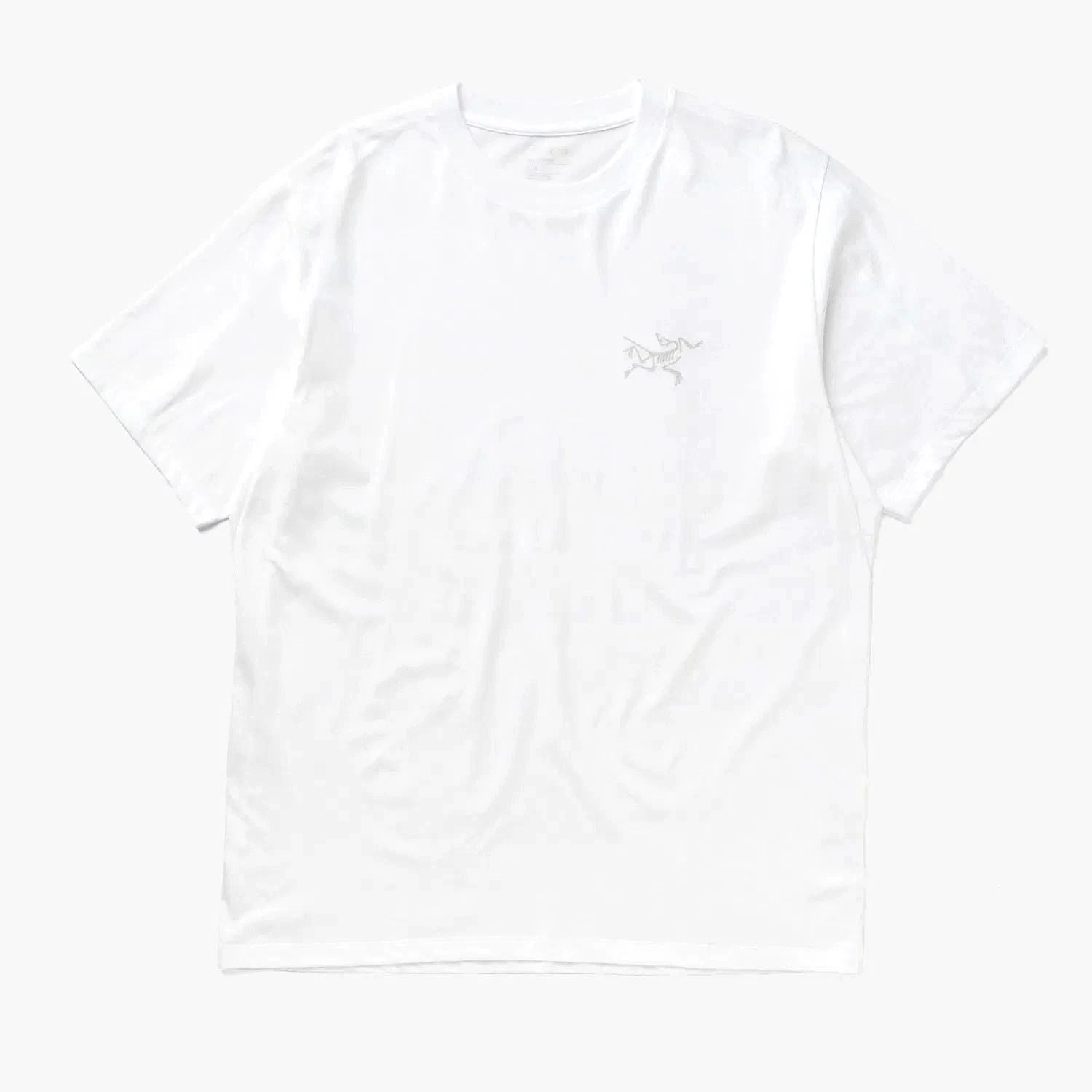 Arc'teryx Mens - Kragg SL Cotton SS Shirt S/S Tee T-shirt - White Light