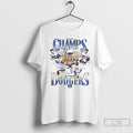 Classic Back To Back 2025 Champs Los Angeles Dodgers T Shirts