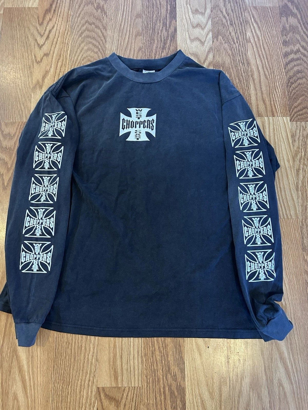 West Coast Choppers Long Sleeve Shirt Black Men’s Size Large