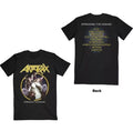 Anthrax 'Spreading The Disease Track List' Black T shirt