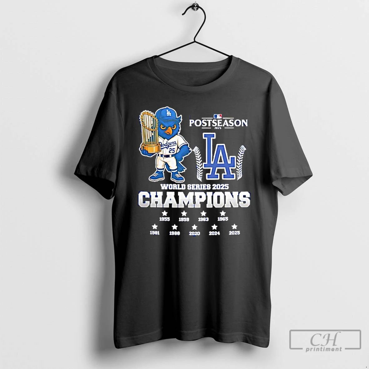 Classic Los Angeles Dodgers World Series Champions 2025 Baseball T Shirts