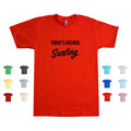 Today's Agenda: Surfing enthusiast wave rider beach lover surf Unisex T Shirt